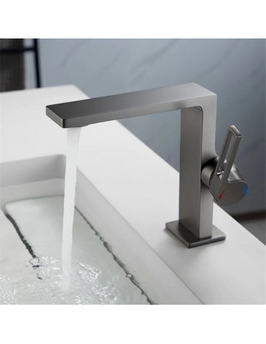 Robinet Mitigeur Salle de Bain - Epure Gunmetal À commander