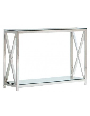 Table console KENSY en verre 120x40x78 cm une grave pollution 