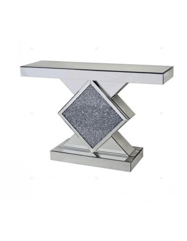 Meuble Console LOSANGE full Miroir et Strass Toutes les collections ici