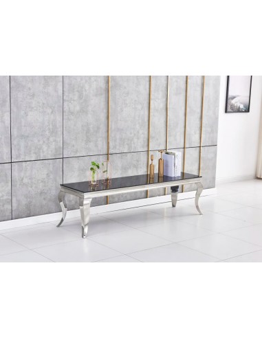 Meuble TV BAROQUE Chrome 160x45x45 cm de votre