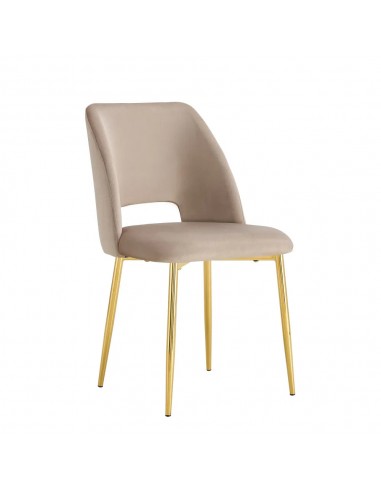 Lot de chaises AVA Gold en Velours Economisez 