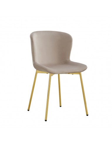 Lot de chaises ELEN gold velours acheter