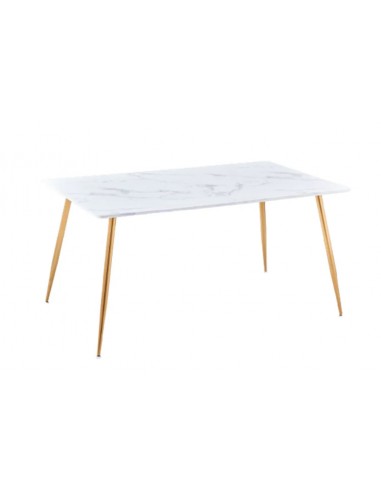 Table à manger AGNES bois effet marbré 150x90 cm Venez découvrir notre 