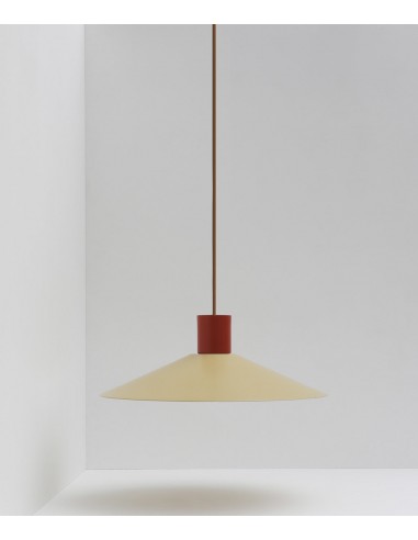 Suspension évasée "Belle de nuit", grand modèle, beige sur le site 