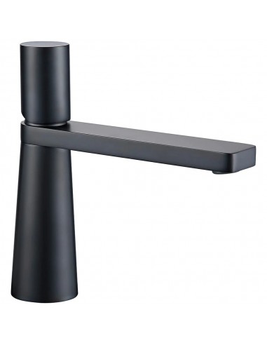 Robinet salle de bain lavabo minimaliste géométrique design - Noir - Laiton livraison gratuite