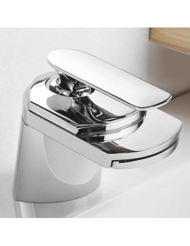 Robinet lavabo salle de bain large design cascade - Argenté livraison et retour toujours gratuits